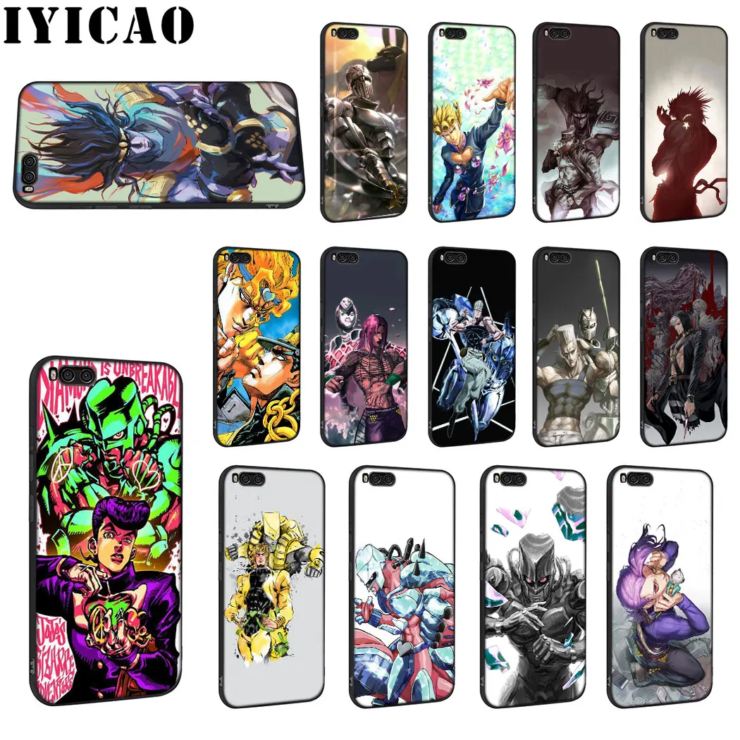 IYICAO JoJo странные приключения мягкий чехол для Xiaomi mi 9 8 6 A2 Lite A3 9T Pro A1 F1 макс 3 2S CC9E 8SE