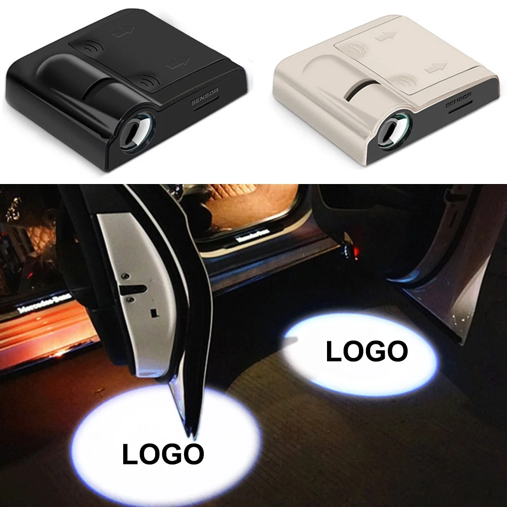 

1PCS Wireless Led Car Door Decorative light Welcome Laser Projector Ghost Logo Light for Ford Volkswagen Toyota Interior Lamp
