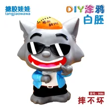 D086 [Высота 18,5 см] пятьсот различных дополнительных DIY виниловых борцовок не плохой негипсовая кукла цветной рисунок