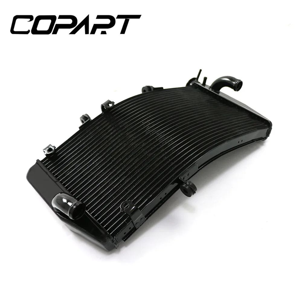 Для Honda CBR954RR CBR954 CBR 954 RR 2002 2003 радиатор двигателя мотоцикла резервуар для воды алюминиевый заменяемый охладитель охлаждения черный