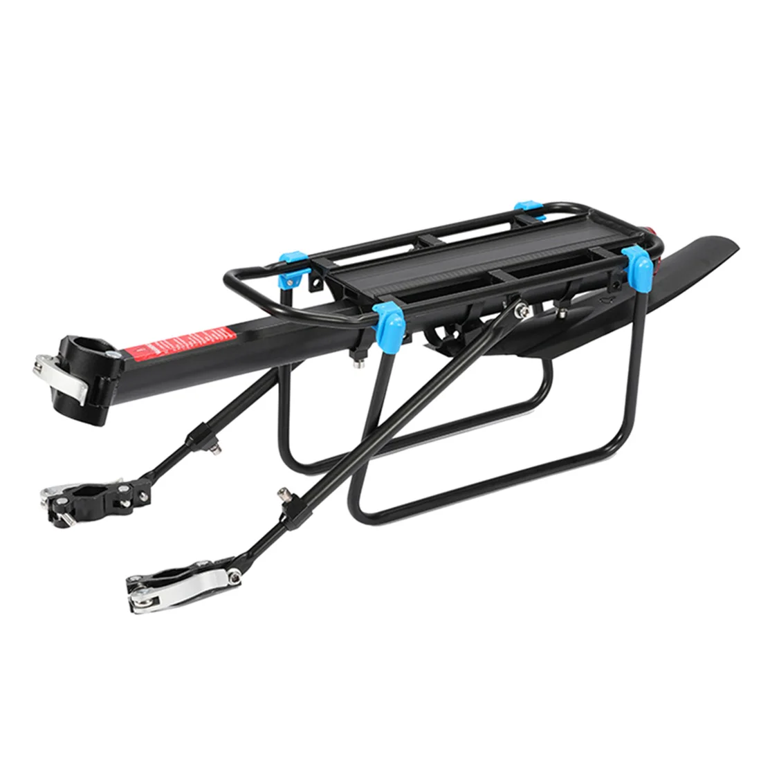 Flash Deal CITYWAY Bike Rear Shelf Bike Rack Luggage Rear Carrier Trunk For MTB Bicycle - Square Shape Feet Support + Mud Guard 0