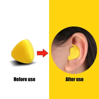 

60Pcs Moldable Anti-noise Ear Plugs Noise Reduction Soft Anti-snoring Sleeping Tool NShopping