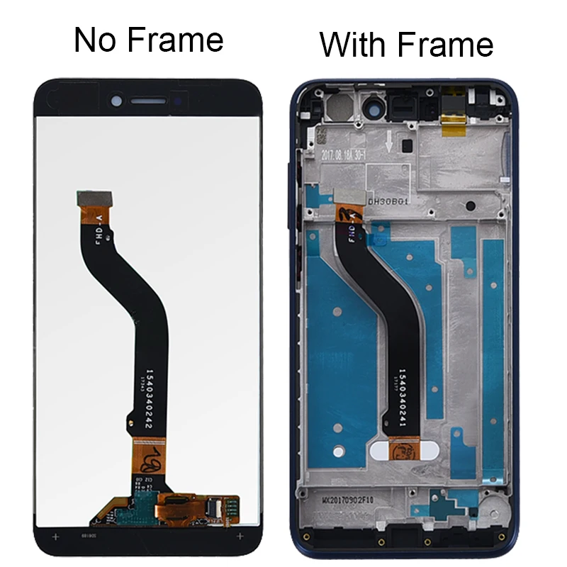 Ecran Complet Sur Châssis Pour Huawei P8, P8 Lite, P8 Lite 2017 - Noir, Or, Bleu Ou Blanc, Neuf, Garantie 6 Mois