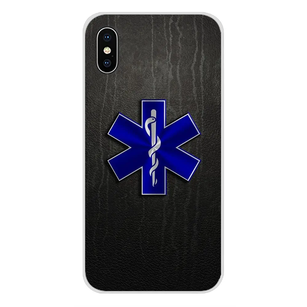 Чехол с изображением больницы скорой помощи и звезд жизни для Apple iPhone X XR XS MAX 4