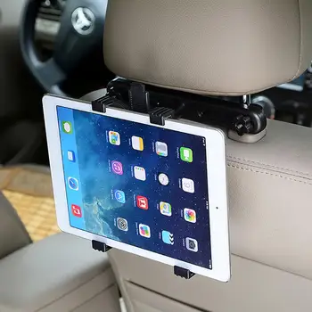 

Universal 360 degrees Car Back Seat Headrest Mount Plastic Tablet PC Holder Stand Bracket Automobile carros Interior Accessories