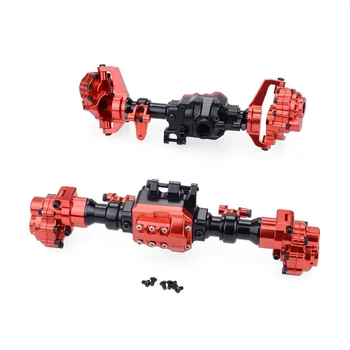 

For 1/10 RC Crawler Car CNC Metal Aluminium Alloy Front Rear Axle Housing Cover Assembly TRX4 RC Car Upgrade Spare Parts