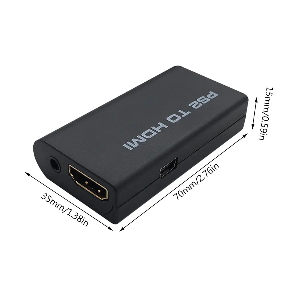 Для PS2 к HDMI 480i/480 p/576i аудио видео конвертер адаптер с 3 5 мм выход поддерживает для