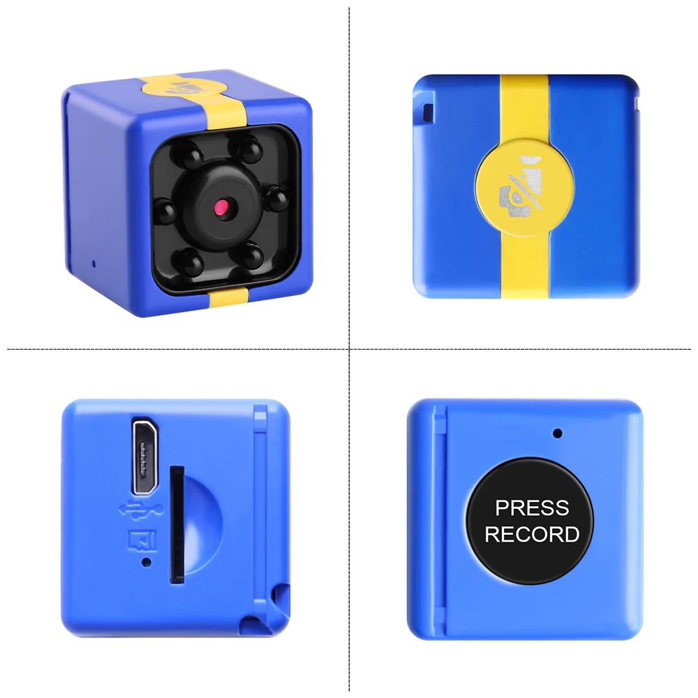 Мини-камера Wifi Cube camera 720P HD IR камера ночного видения 120 ° Широкий Угол 32 Гб Расширенная память микро камера