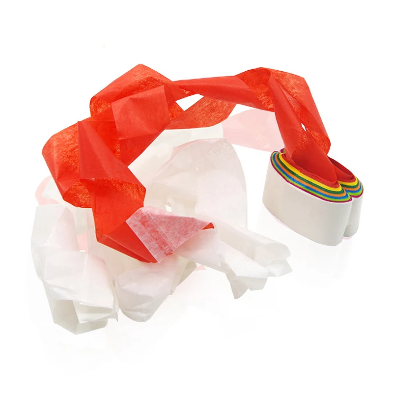 12pcs/set Magic Tricks Toy Multi-color White Mouth Coils Paper Streamers from Mouth Magic Prop Magician Supplies magic tricks toy