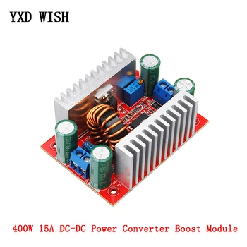 

400W 15A DC-DC Power Converter Boost Module Step-up Constant Power Supply Module DC 8.5V-50V to 10V-60V LED Boost Module