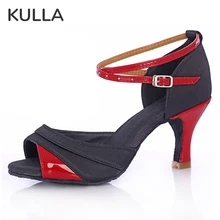 

Dance Shoes Women Latin Dancing Shoes Salsa Tango Jazz Ladies High Heels 5/7cm Professional Performance Ballroom Woman's Sandals