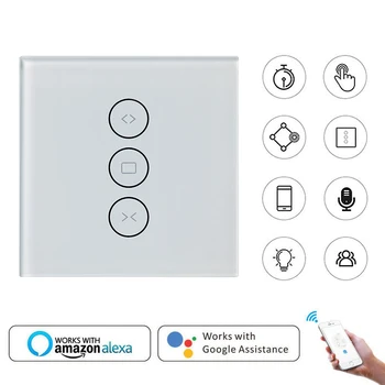 

New Smart Switch EU Standard WiFi Smart Wall Touch Light Switch Smart Home Automation Module Remote APP Control For IOS Android