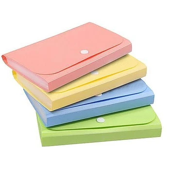 

A6 Colorful Accordion Style Mini Bills Receipt File Document Bag Pouch Folder Card Holder Organizer File Holder Expanding Wallet