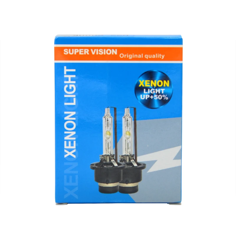 HIDLT 2PCS 12V 35W Car Headlight Xenon D2S D4S D2R D4R 55W HID Bulb Lamp 4300K 6000K 10000K 8000K 5000K With Metal Base Holder (1)