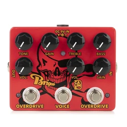 Caline DCP-07 Brigade TS style Overdrive + Timmy style OD 2-in-1 Effect Pedal True Bypass Electric Guitar Parts & Accessories