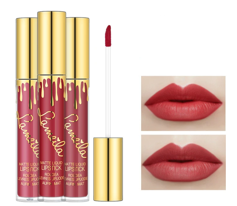 

12-Color Lip Gloss Matte Moisturizing Lip Glaze Lip Gloss Lasting Non-Stick Cup