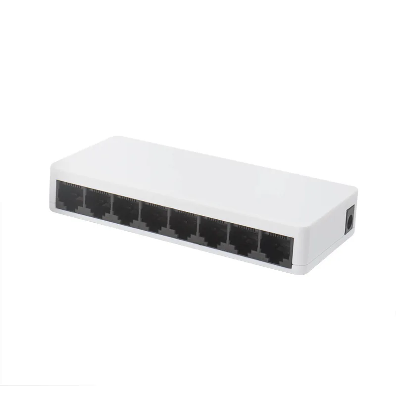 Новая модель 8 портов сетевой карты для Gigabit коммутатор Настольный RJ45 Ethernet адаптер 10/100 Мбит/с Lan переключатель концентратора 8 портов as