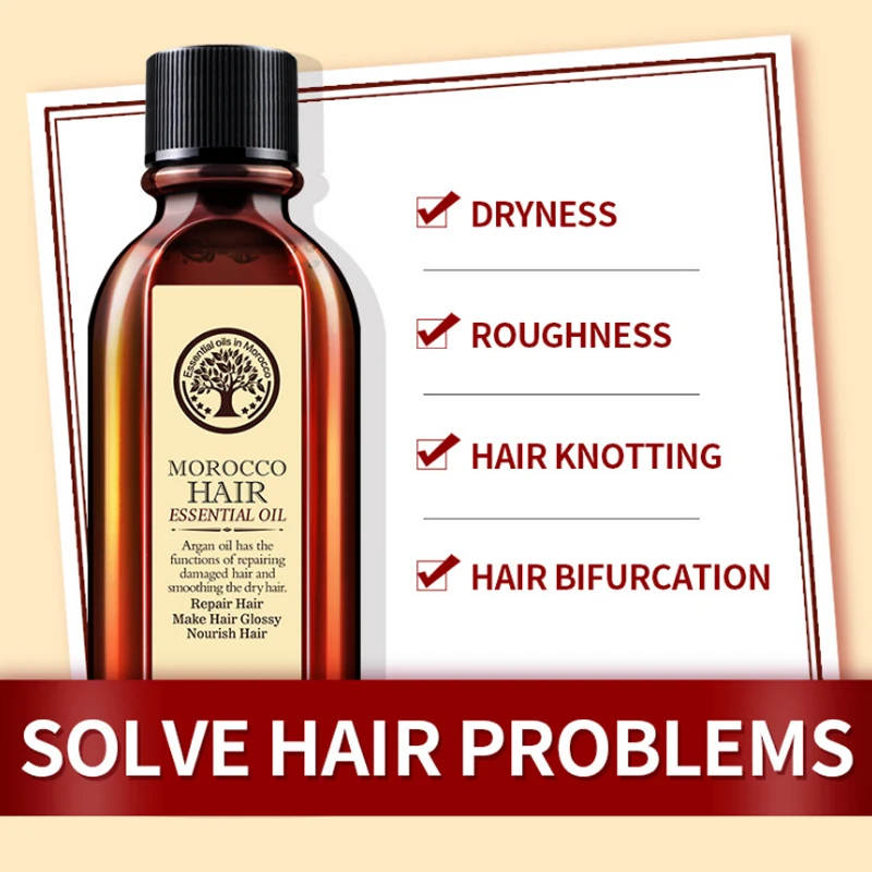 US $599.00 240PCS 60ML LAIKOU Hair Care Conditioner Multifunctional Pure Argan Moroccan Oil Moisturizing Hair Oil Hair Mask Free Shipping