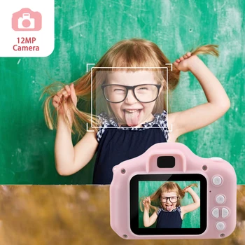 

Kids Camera, Digital Video Camera Gift for Age 4 5 6 7 8 9 10 Year Old Girls, Mini Rechargeable and Shockproof Camera Creative