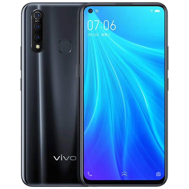 Оригинальный мобильный телефон Vivo Z5X 4G LTE Snapdragon 710 Android 9 0 6 53 &quot2340X1080 8 ГБ ОЗУ 128 Гб
