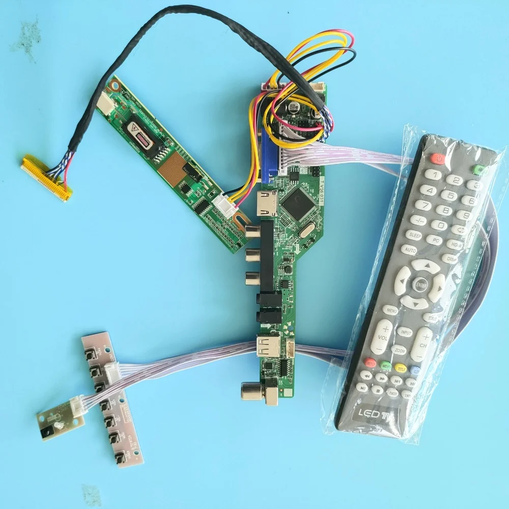 Kit Per Lp154W01 Tl Pannello Monitor Hdmi Led Remoto 1280X800 Schermo 30Pin Scheda Controller Audio Display Av 1 Lampade Usb Tv Vga Lcd