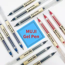 MUJIs – stylo à bille encre Gel, 0.38/0.5mm, 5 pièces, noir/bleu/rouge/bleu profond, pointe d'encre, japon, école, bureau, vente en gros 