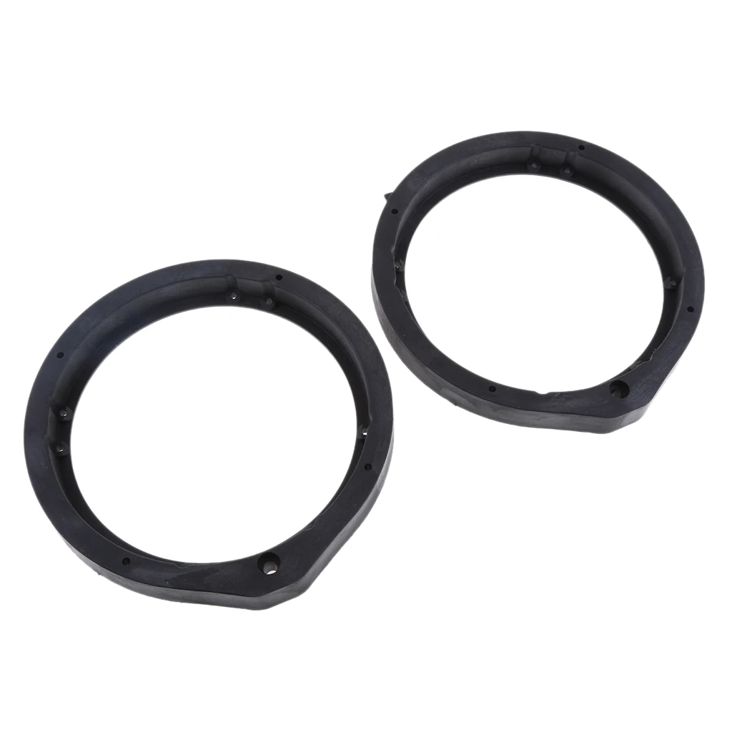 6.5Inch Plastic Car Speaker Spacer Adapter Mount Bracket Ring for Honda Civic, Accord,  Fit,CITY( Pack 2)