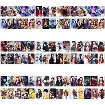 

10PCS Anime Demon Slayer Kimetsu No Yaiba Figure Card Sticker Pack DIY Waterproof Card Classic Kids Stickers Toys For Children