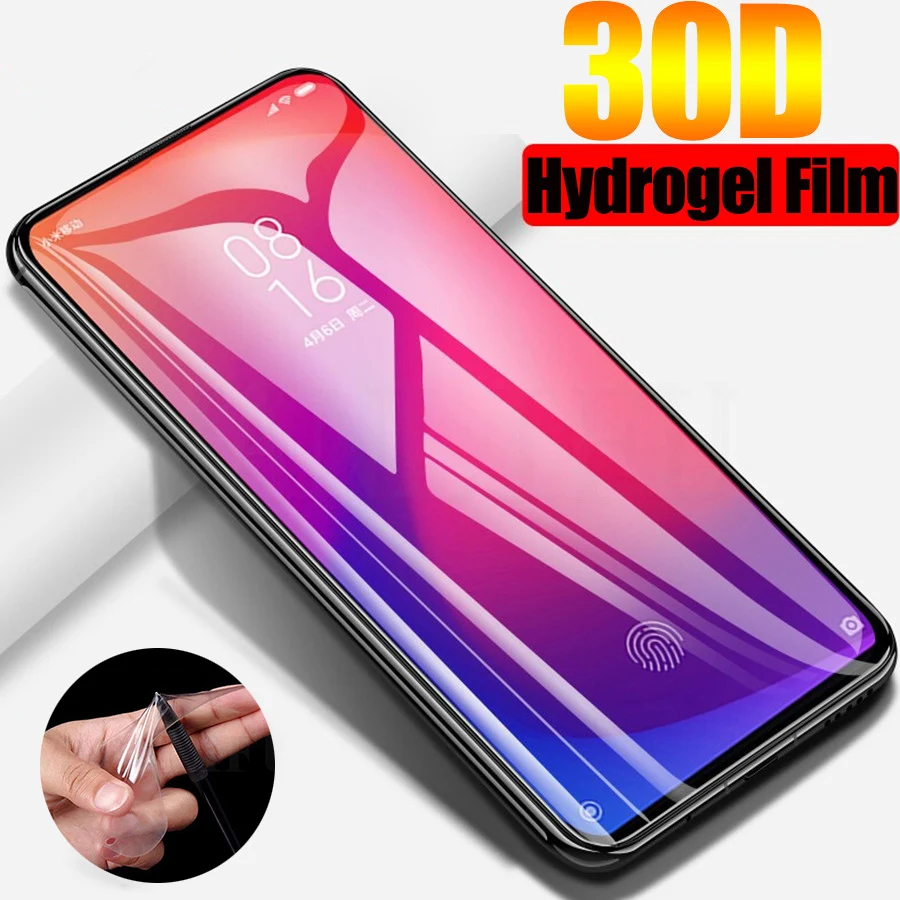 30D изогнутая Гидрогелевая пленка для Xiaomi mi 9T Pro полное покрытие мягкая ТПУ