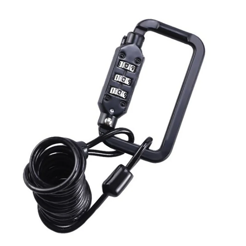 

Balight Bicycle Lock Password Device Anti-Theft Durable 3 Number Long Spring Wire Bike Motorcycle Riding Safety Tool