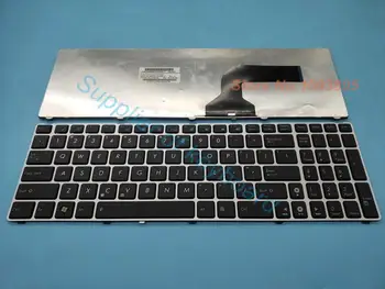 

New English Keyboard For ASUS P52F P53S X53S A52J X55V X54HR English keyboard Silver Frame