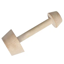 Яйцо тарты-трамбовщик двухсторонняя деревянная выпечка толкатель DIY выпечки формирование кухонный инструмент@ LS