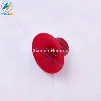 

100 pieces free shipping offset rubber sucker hengoucn red rubber sucker