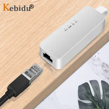 

Kebidu USB Ethernet Adapter USB 2.0 to RJ45 Network Card Lan Adapter 10/100Mbps For Tablet PC Win 7 8 10 XP