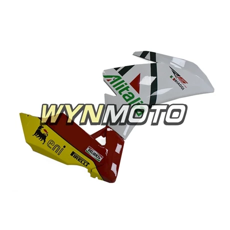 Полный мотоцикл обтекатель комплект белый желтый красный для Aprilia RS4 125 RS125 год 2012 2013 12 13 ABS пластик инъекции Cowlings