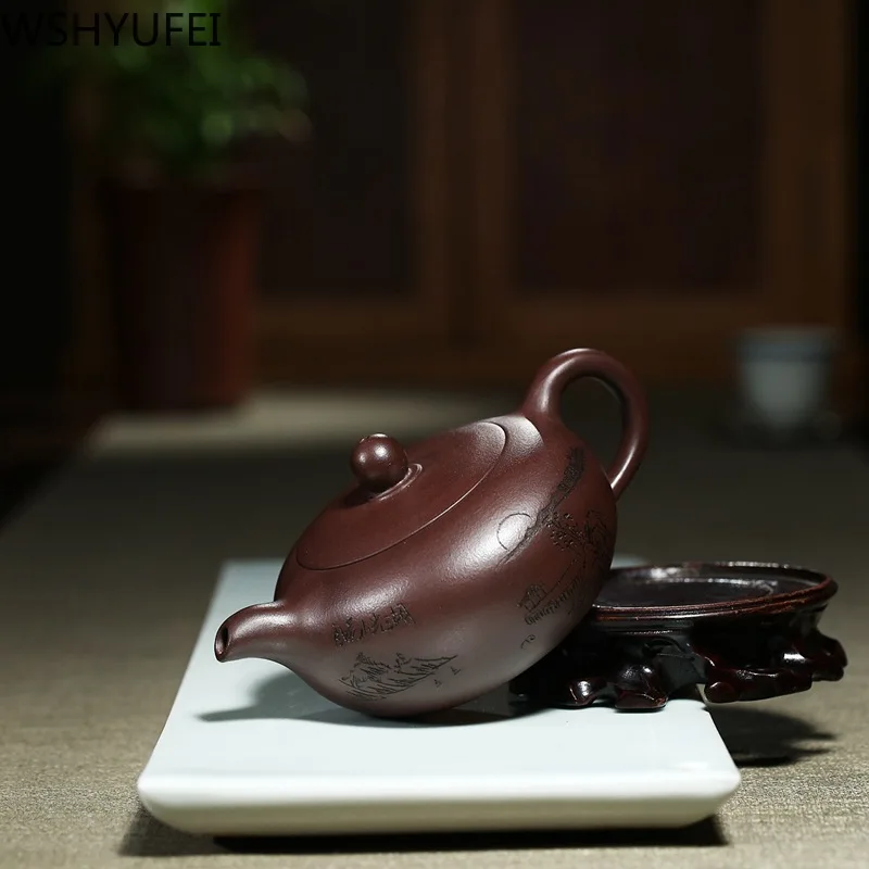 

New style Handmade purple sand teapot Heat resistant Tea set tea set Dahongpao teapot Household drinking utensils WSHYUFEI