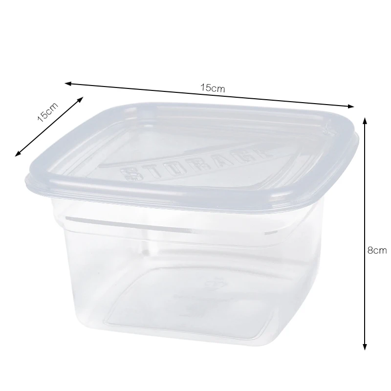 1000 мл квадратная торт упаковка Коробки одноразовые для обедов eco friendly Пластик