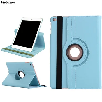 

For Apple iPad Air 2 Air 1, iPad 5 6 5th 6th Generation, iPad 2018 2017 9.7" Case 360 Degree Rotating Leather Smart Coque Funda