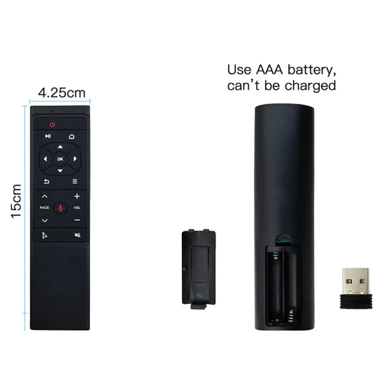 newly MT12 2.4G Voice Control Air Mouse 6-Axis Gyro Smart Remote Control MT1 for X96 TX3 mini H96 MAX Android TV Box vs G20S