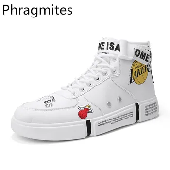 

Phragmites PU Leather Autumn Winter Leather Ankle Snow Men Boots Shoes Male Casual Boot Sneakers Ankle Boots