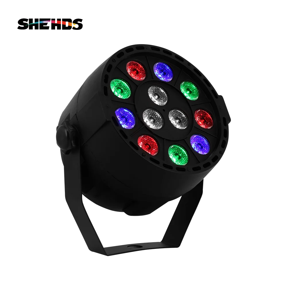 10 шт. распродажа Горячая 12x3 Вт RGBW 4IN1LED плоский par-прожектор dmx-панель театральный сценический эффект лампы домашние Вечерние огни для развлечений