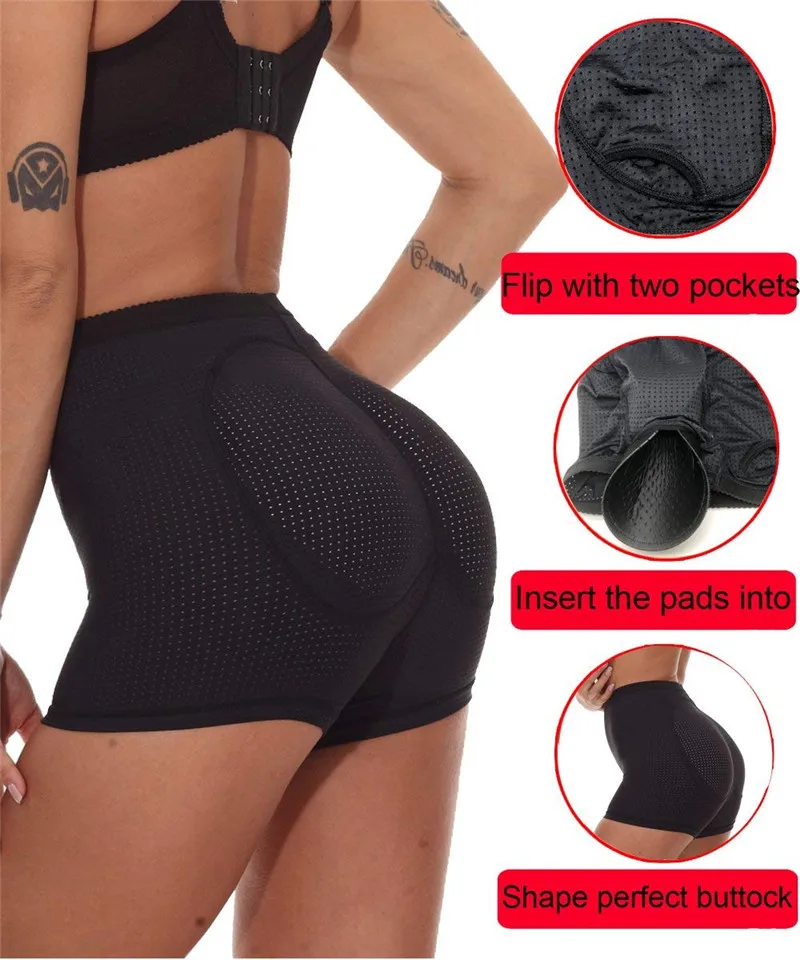 LAZAWG женские управляющие трусики Butt Lifter Hip Enhancer Сетчатое дышащее нижнее белье попа пуш-ап большая задница искусственная для ягодиц попа пуш-ап