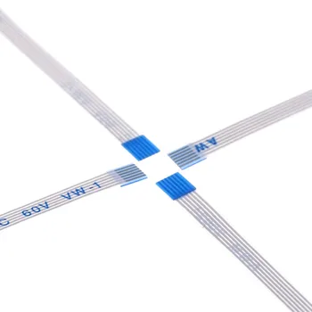 

10pcs Flexible flat cable FFC 6 PIN 0.5 mm pitch Ribbon Same sides Length 60 70 100 120 150 200 250 300 350 400 450 500 mm