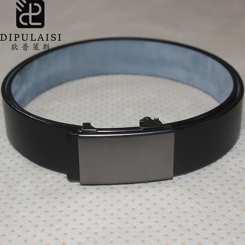 

Hot Sale Dipulaisi Genuine New Men's Belt Automatic Buckle Frosted Leather with Suit Pants Jeans Cowskin Belt High-end Products