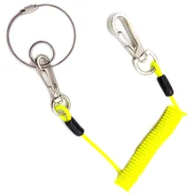 Поставка из нержавеющей стали с пластиковым покрытием Pu не вращающийся пружинный стальной проволочный шнур электрический инструмент для работы выдвижной Безопасный инструмент St