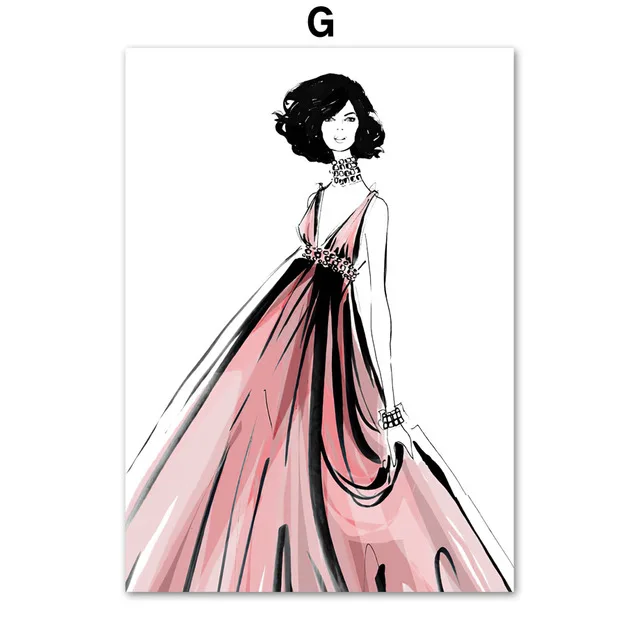 Fashion-Handbag-Shopping-Girl-Party-Coffee-Home-Art-Canvas-Painting-Nordic-Posters-And-Prints-Wall-Pictures.jpg_640x640 (7)