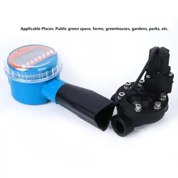 

Waterproof Garden Irrigation Controller Automatic Water Timer Watering Control with Pulse Solenoid Valve Automatic