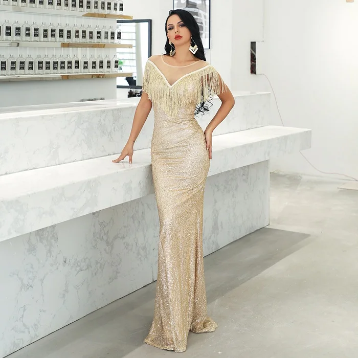 Женское кружевное Прозрачное платье с V образным вырезом и кисточками|Платья| |