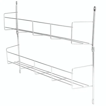 

Multi Layer Seasoning Rack Wall Hanging Rack Multifunction Wall Shelf Durable Condiment Shelf for Home Room Kitchen Resturant (2