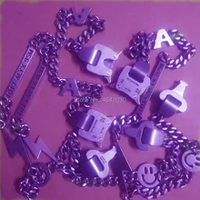 Аликс герой цепи ожерелье Аликс студия логотип металлическая цепь ожерелье браслет-ремешок для мужчин женщин хип хоп уличные аксессуары